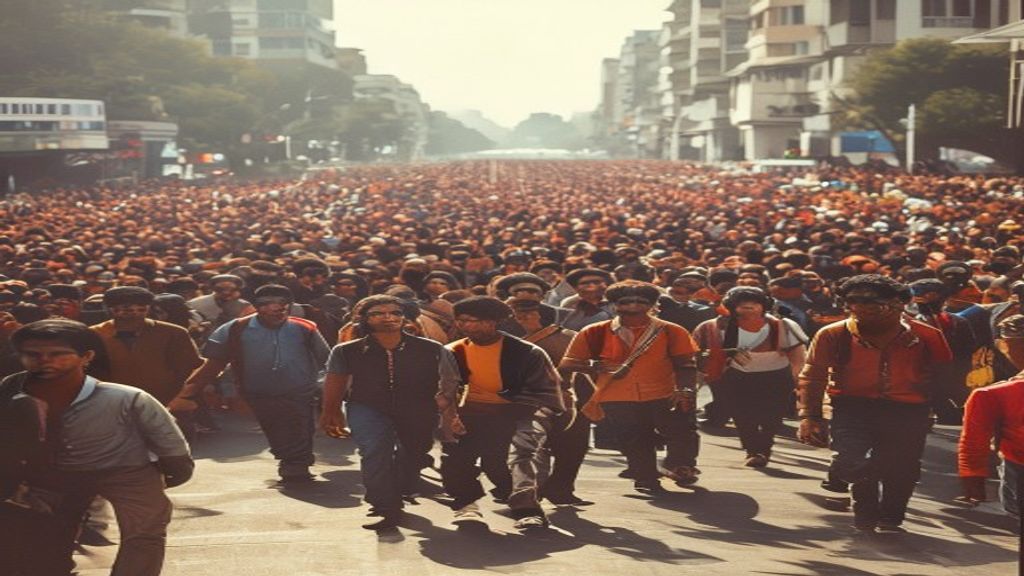 Hindistan'da 'Hamamböceği' Protestoları: Eğitim Reformu Talebiyle Parlamento Yürüyüşü
