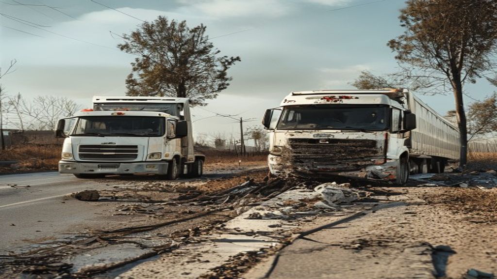 Çorum Alaca'da TIR kazası: İki araç devrildi