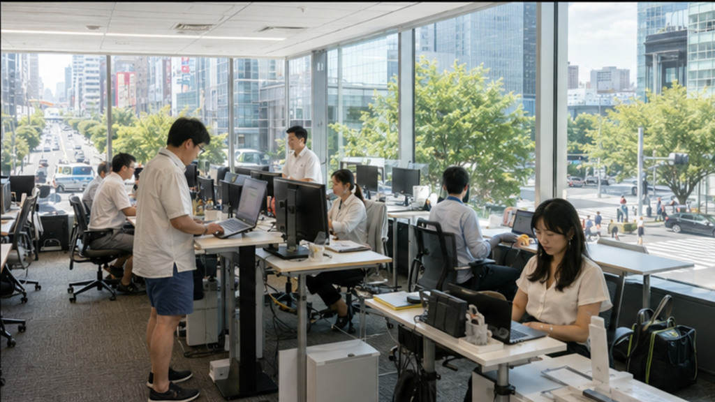 Tokyo’da Aşırı Sıcaklar Nedeniyle Ofiste Şort Dönemi